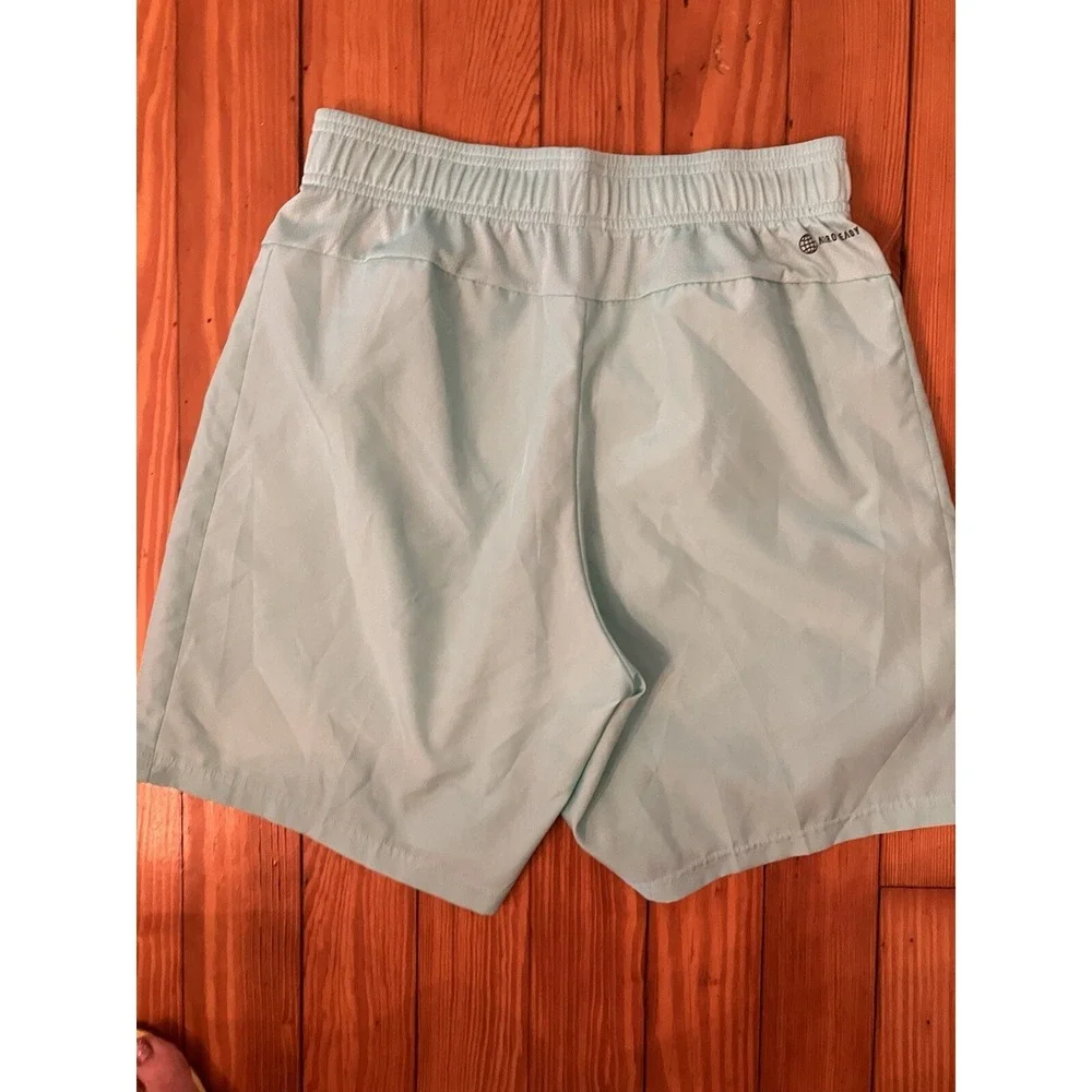Adidas Aeroready Training Shorts Size Small S‎ Logo Mint Green activewear